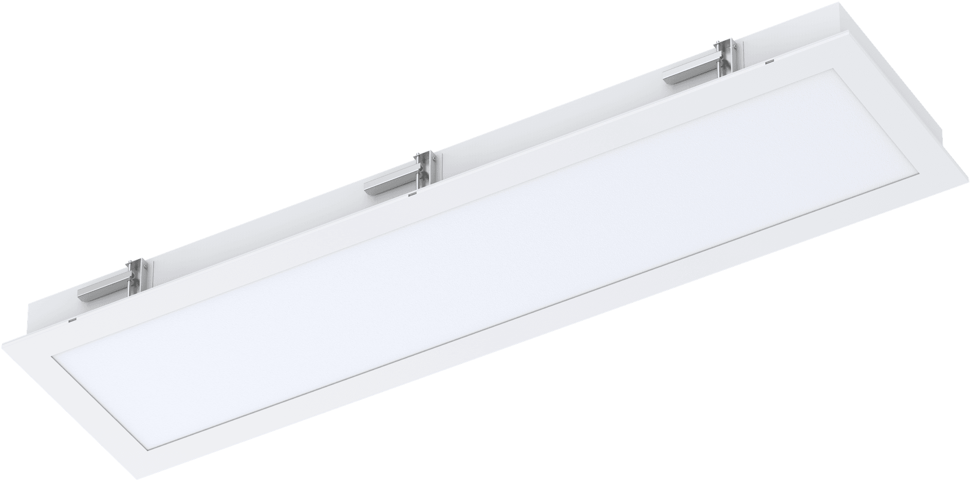 Backlit LED-renrumspanel — integrerad infällning